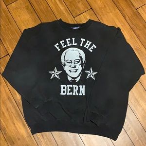 Bernie Sanders “Feel the Bern” Sweatshirt Black
